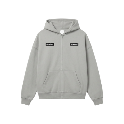 Double Label Zip Hoodie